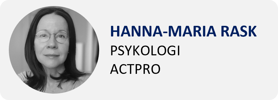 ACTPRO Hanna-Maria Rask, psykologi